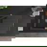 Mexen Bruno 1-compartment granite sink with a drip tray and kitchen mixer tap Rita, spotted black - 6513-76-670300-76