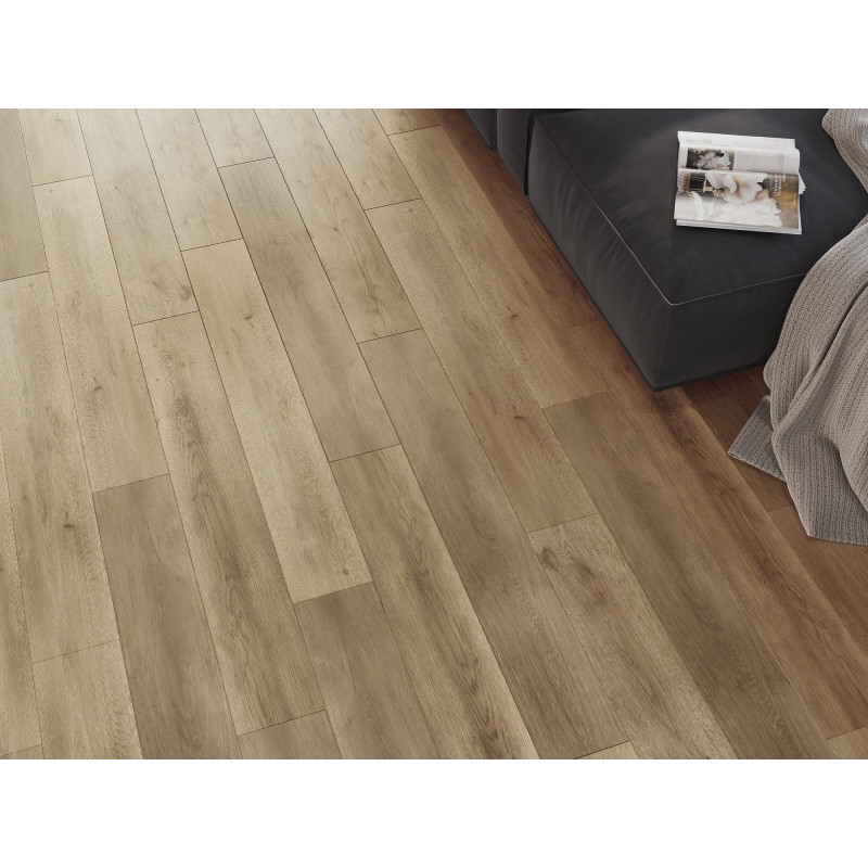 Mexen Spirit Lake sample of LVT Dryback vinyl panels 2.5 mm, PVC underlay, 4 V-Groove, Oak - F1301-S