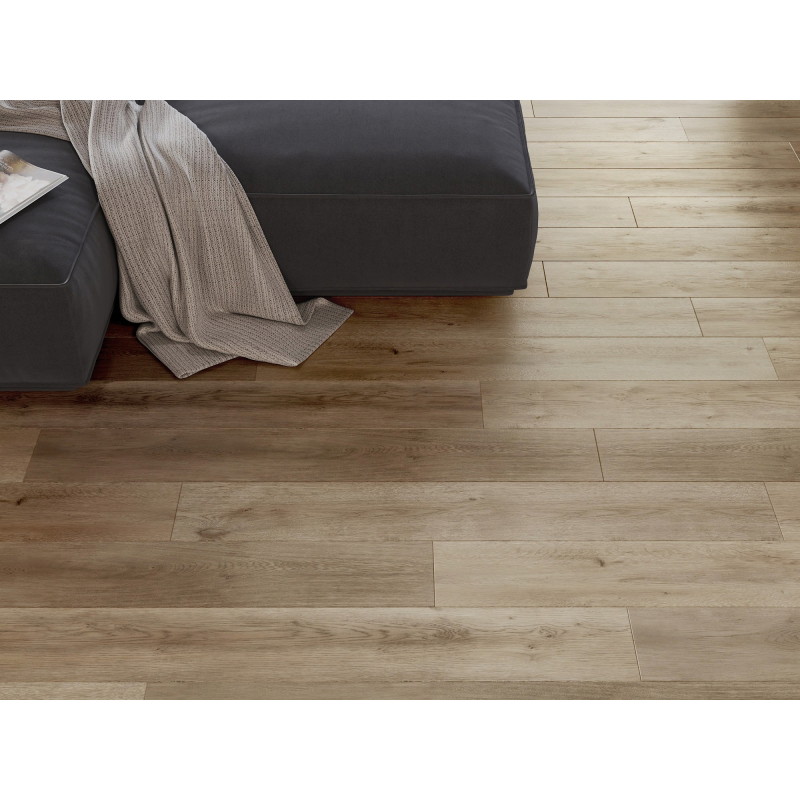 Mexen Spirit Lake sample of LVT Dryback vinyl panels 2.5 mm, PVC underlay, 4 V-Groove, Oak - F1301-S