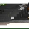 Mexen Bruno 1-compartment granite sink with a drip tray and kitchen mixer tap Rita, Black - 6513-77-670300-70