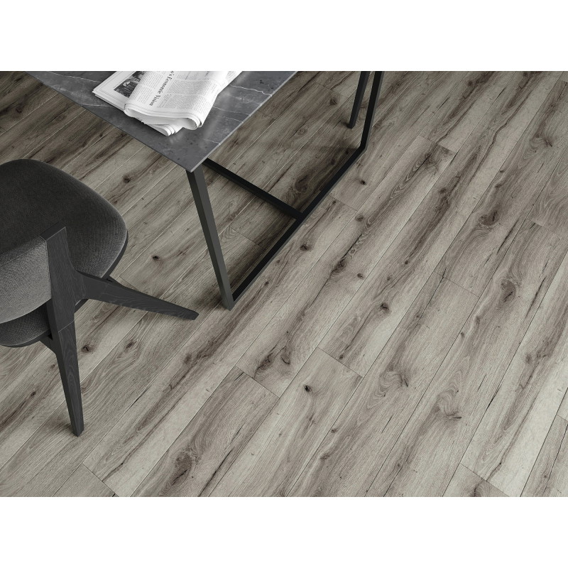 Mexen Ontario sample of LVT Dryback 2.5 mm vinyl panels, PVC underlay, 4 V-Groove, Oak - F1303-S