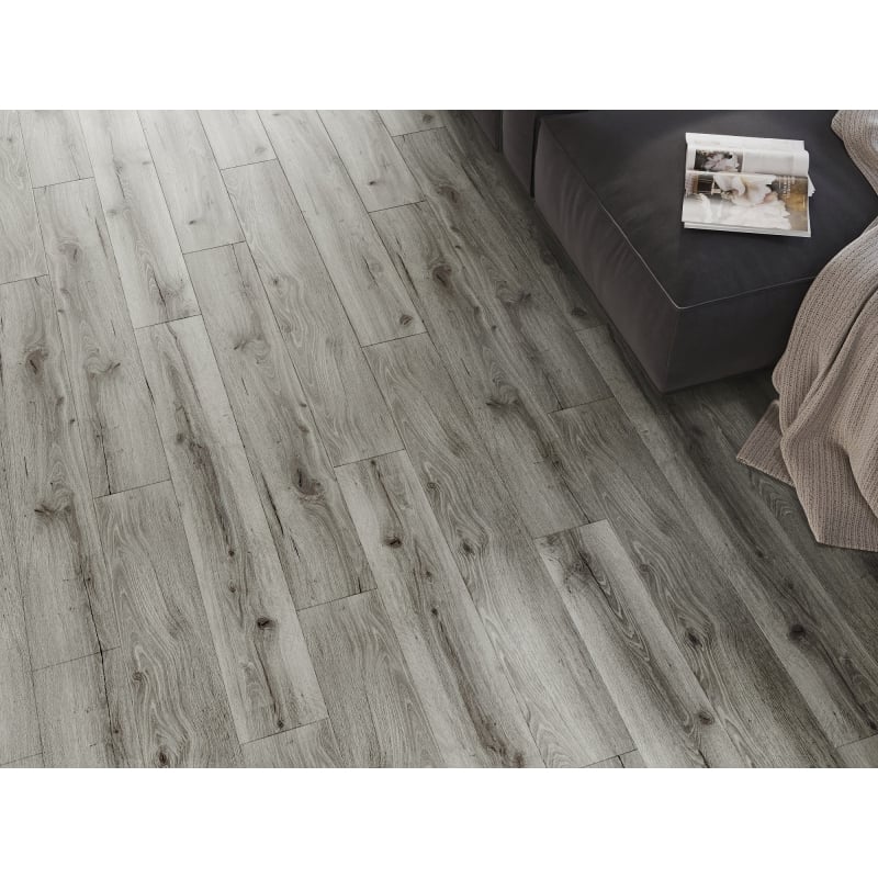 Mexen Ontario sample of LVT Dryback 2.5 mm vinyl panels, PVC underlay, 4 V-Groove, Oak - F1303-S