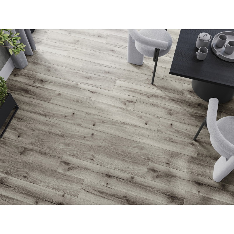 Mexen Ontario sample of LVT Dryback 2.5 mm vinyl panels, PVC underlay, 4 V-Groove, Oak - F1303-S
