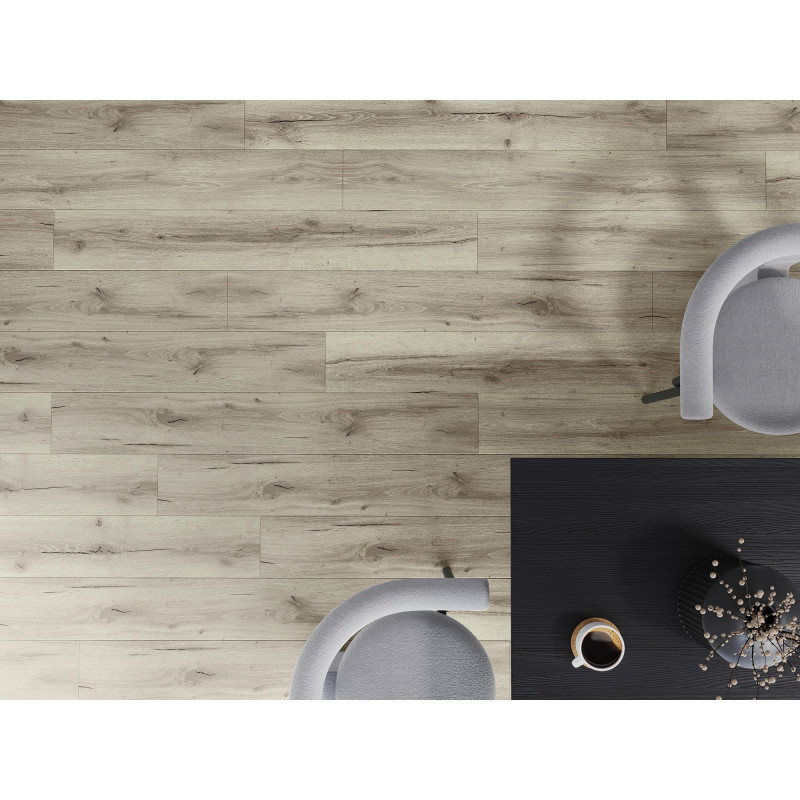 Mexen Wirginia sample of LVT vinyl panels Dryback 2.5 mm, PVC underlay, 4 V-Groove, Oak - F1305-S