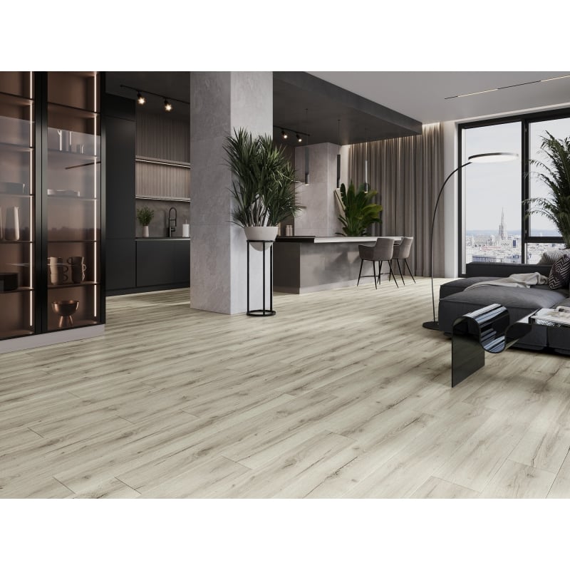 Mexen Wirginia sample of LVT vinyl panels Dryback 2.5 mm, PVC underlay, 4 V-Groove, Oak - F1305-S