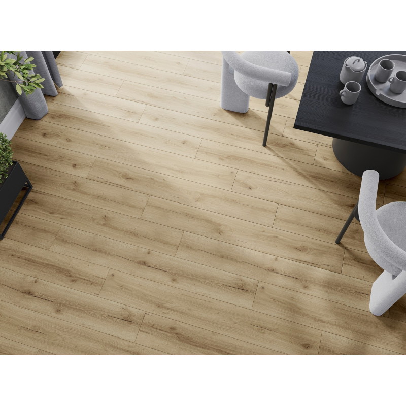 Mexen Sun Valley sample of LVT Dryback vinyl panels 2.5 mm, PVC underlay, 4 V-Groove, Oak - F1306-S