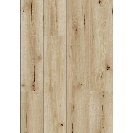 Mexen Sun Valley sample of LVT Dryback vinyl panels 2.5 mm, PVC underlay, 4 V-Groove, Oak - F1306-S