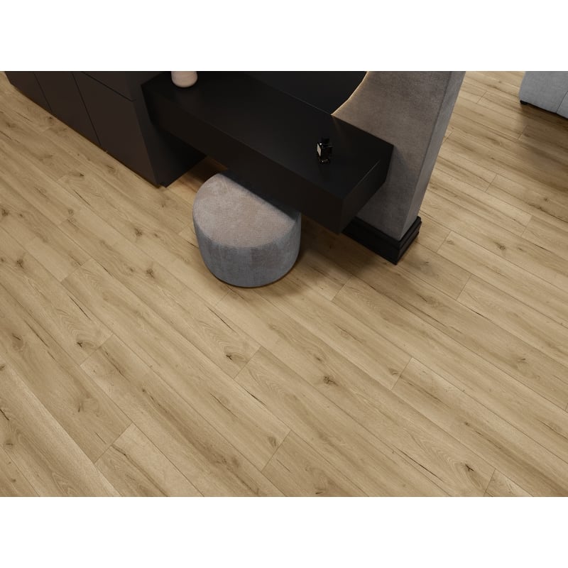 Mexen Buffalo sample of LVT vinyl panels Dryback 2.5 mm, PVC underlayment, 4 V-Groove, Oak - F1307-S