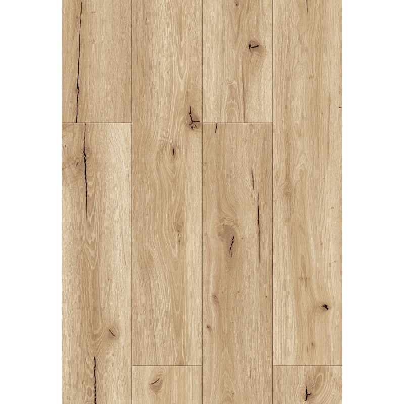 Mexen Buffalo sample of LVT vinyl panels Dryback 2.5 mm, PVC underlayment, 4 V-Groove, Oak - F1307-S