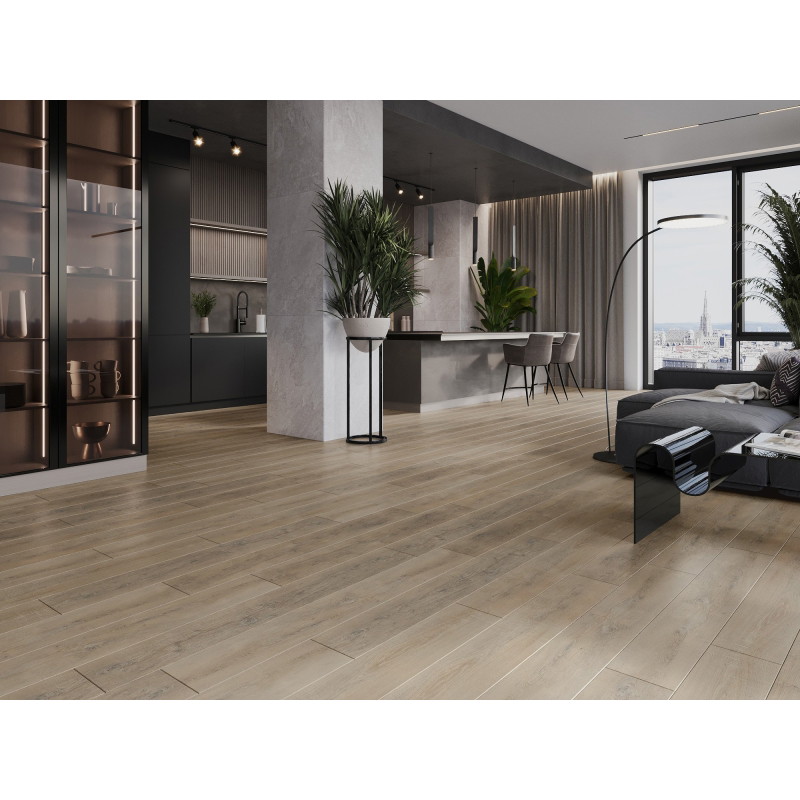 Mexen Casa Grande sample of LVT Dryback vinyl panels 2.5 mm, PVC backing, 4 V-Groove, Oak - F1314-S