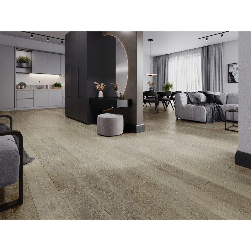 Mexen Jasper sample of LVT Dryback 2.5 mm vinyl panels, PVC substrate, 4 V-Groove, Oak - F1318-S