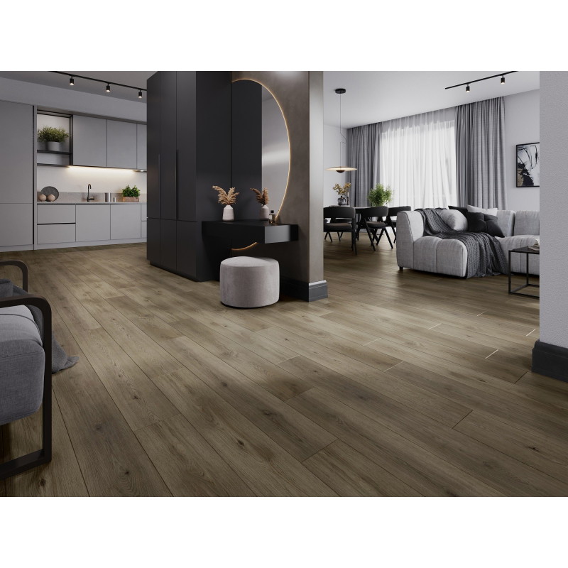 Mexen Perry sample of LVT Dryback 2.5 mm vinyl panels, PVC underlay, 4 V-Groove, Oak - F1321-S