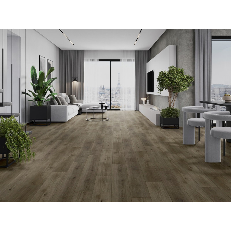 Mexen Perry sample of LVT Dryback 2.5 mm vinyl panels, PVC underlay, 4 V-Groove, Oak - F1321-S