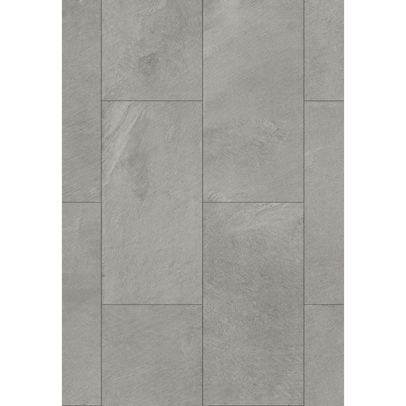 Mexen Grey Leaf sample of LVT 2.5 mm Dryback vinyl panels, PVC substrate, 4-sided V-Groove, Slate - F1463-S