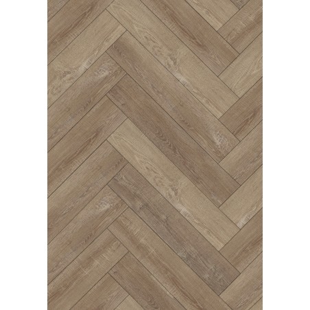 Mexen Windsor sample of vinyl panels herringbone LVT Dryback 2.5 mm, PVC underlay, 4 V-Groove, Oak - F1467-S