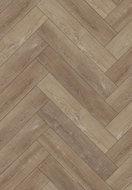 Mexen Windsor sample of vinyl panels herringbone LVT Dryback 2.5 mm, PVC underlay, 4 V-Groove, Oak - F1467-S