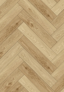 Mexen Anniston sample of herringbone LVT Dryback vinyl panels 2.5 mm, PVC underlay, 4 V-Groove, Oak - F1471-S