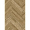 Mexen Manhattan sample of herringbone LVT Dryback vinyl panels 2.5 mm, PVC underlay, 4 V-Groove, Oak - F1473-S