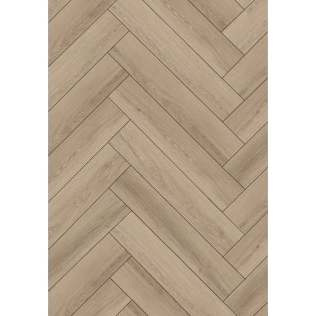 Mexen Palmdale  sample of herringbone vinyl panels LVT Dryback 2.5 mm, PVC underlay, 4 V-Groove, Oak - F1480-S