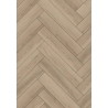 Mexen Palmdale  sample of herringbone vinyl panels LVT Dryback 2.5 mm, PVC underlay, 4 V-Groove, Oak - F1480-S