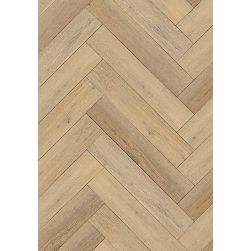 Mexen Rocky Mountain sample of herringbone LVT Dryback 2.5 mm vinyl panels, underlay, 4 V-Groove, Oak - F1484-S