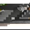 Mexen Cesar 1-compartment granite sink with a drip tray and kitchen mixer tap Rita, Grey - 6514-71-670300-00