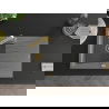 Mexen Cesar 1-compartment granite sink with a drip tray and kitchen mixer tap Rita, Grey - 6514-71-670300-50