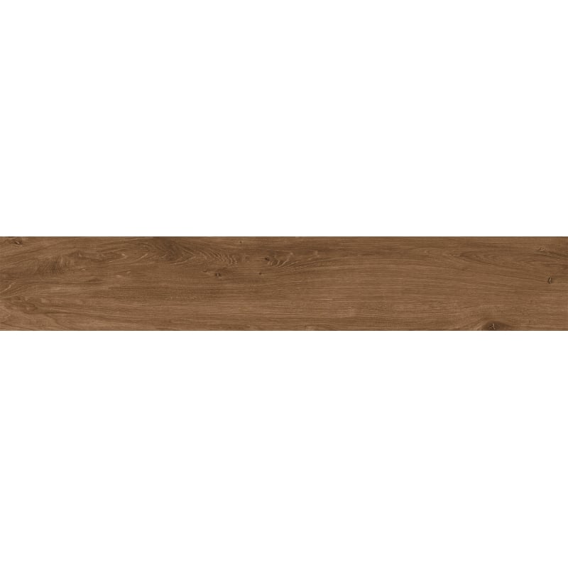 Mexen Avocado Brown glazed rectified porcelain stoneware sample G1, wood-like floor-wall tile, matte - TL601-02-S