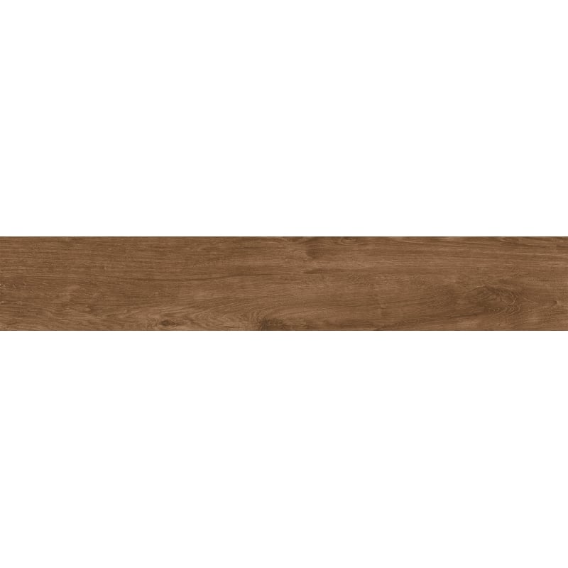 Mexen Avocado Brown glazed rectified porcelain stoneware sample G1, wood-like floor-wall tile, matte - TL601-02-S