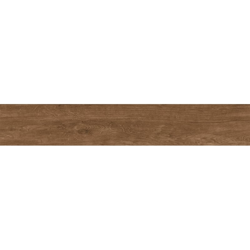 Mexen Avocado Brown glazed rectified porcelain stoneware sample G1, wood-like floor-wall tile, matte - TL601-02-S
