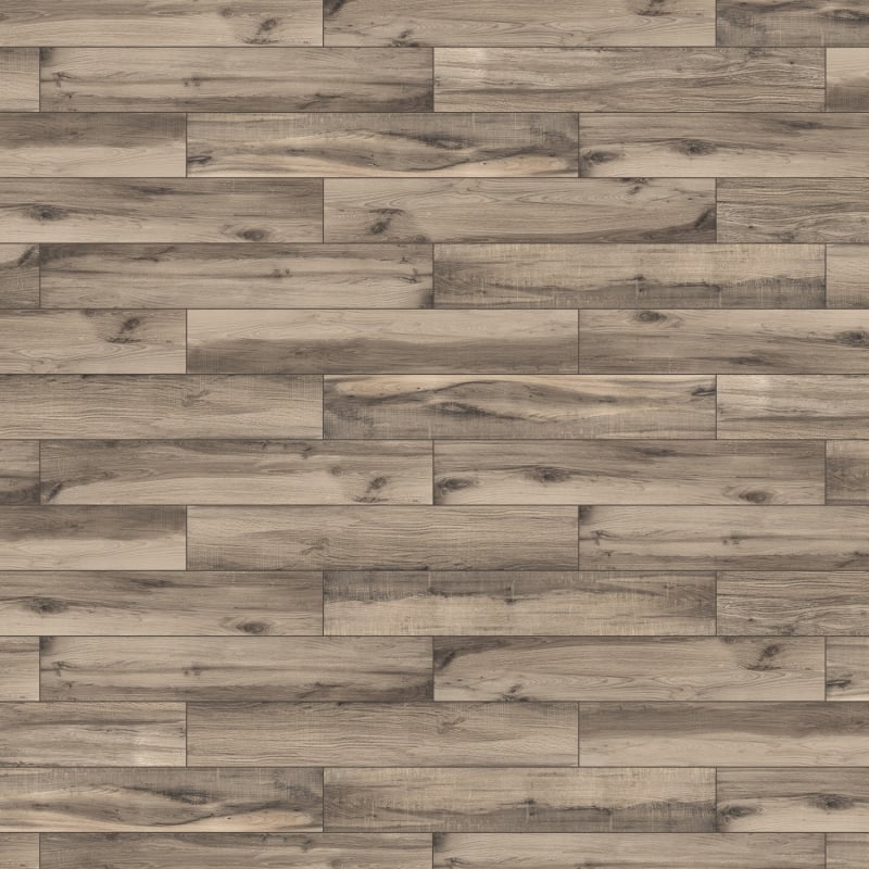 Mexen Indica Black glazed rectified gres sample G1, wood-like floor-wall tile, matte - TL604-01-S