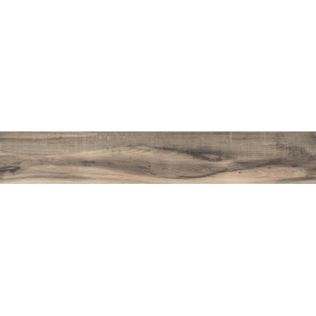 Mexen Indica Black glazed rectified gres sample G1, wood-like floor-wall tile, matte - TL604-01-S