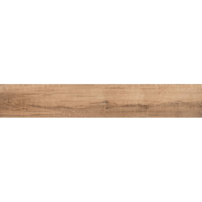 Mexen Indica Brown sample of rectified glazed stoneware tile G1, wood-like floor-wall tile, matte - TL604-02-S