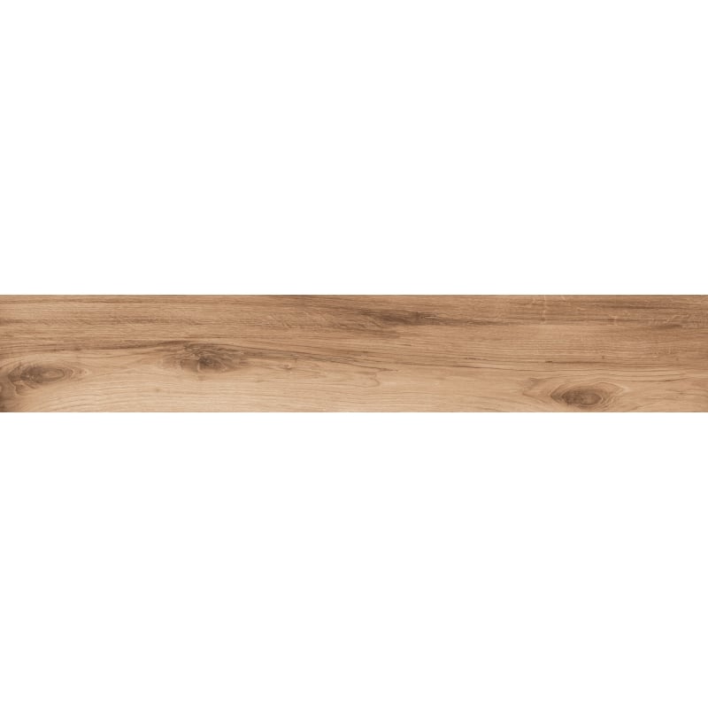 Mexen Indica Brown sample of rectified glazed stoneware tile G1, wood-like floor-wall tile, matte - TL604-02-S