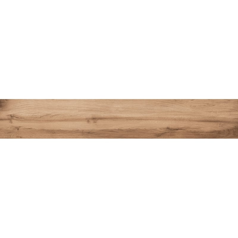 Mexen Indica Brown sample of rectified glazed stoneware tile G1, wood-like floor-wall tile, matte - TL604-02-S