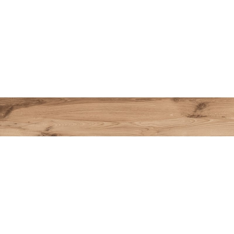 Mexen Indica Brown sample of rectified glazed stoneware tile G1, wood-like floor-wall tile, matte - TL604-02-S