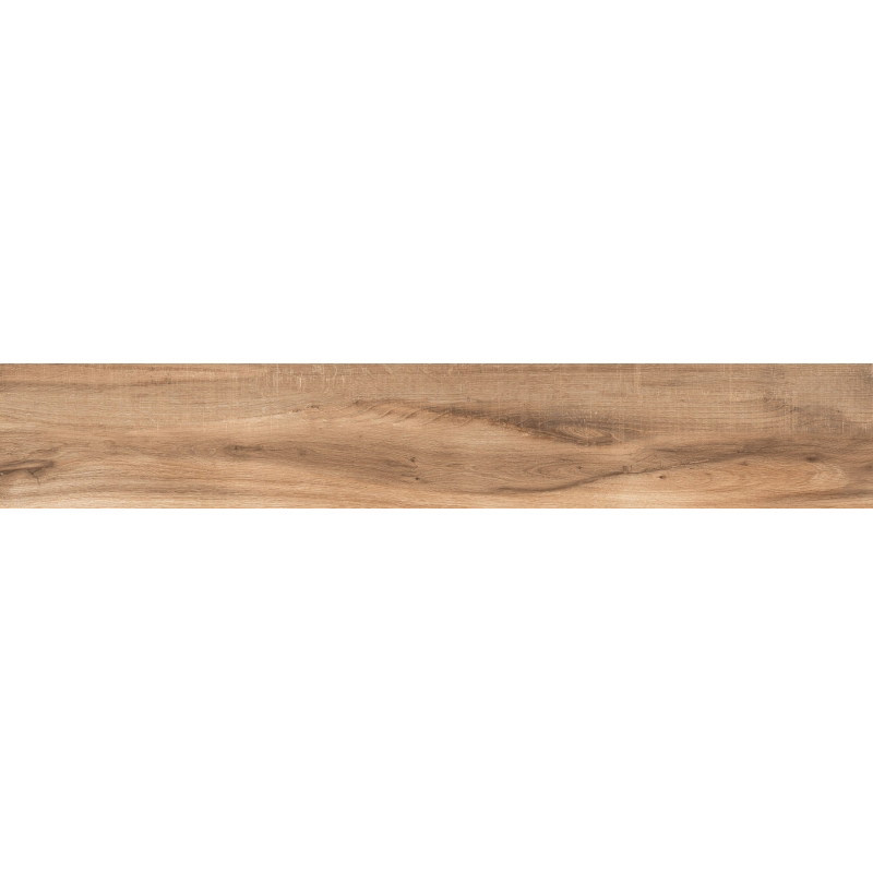 Mexen Indica Brown sample of rectified glazed stoneware tile G1, wood-like floor-wall tile, matte - TL604-02-S