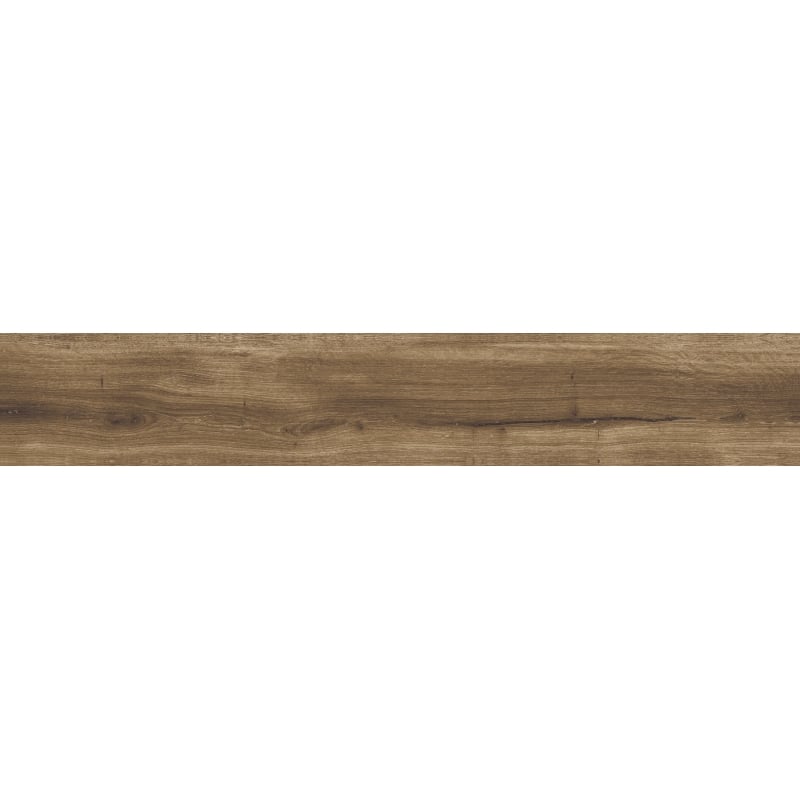 Mexen Lumiere Walnut glazed rectified stoneware sample G1, wood-like floor-wall tile, matte - TL608-02-S