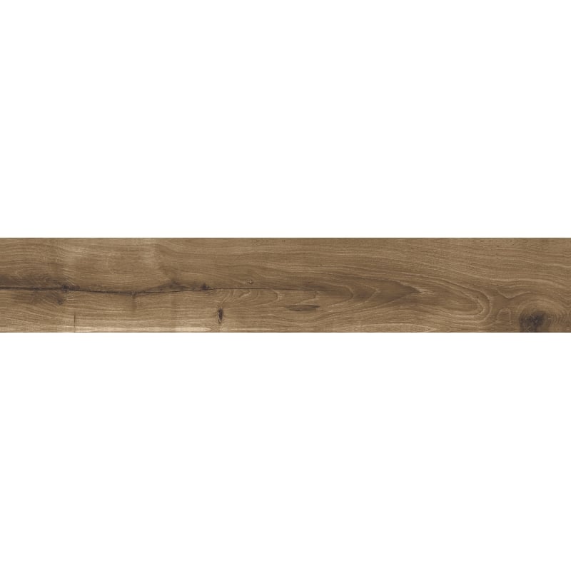 Mexen Lumiere Walnut glazed rectified stoneware sample G1, wood-like floor-wall tile, matte - TL608-02-S