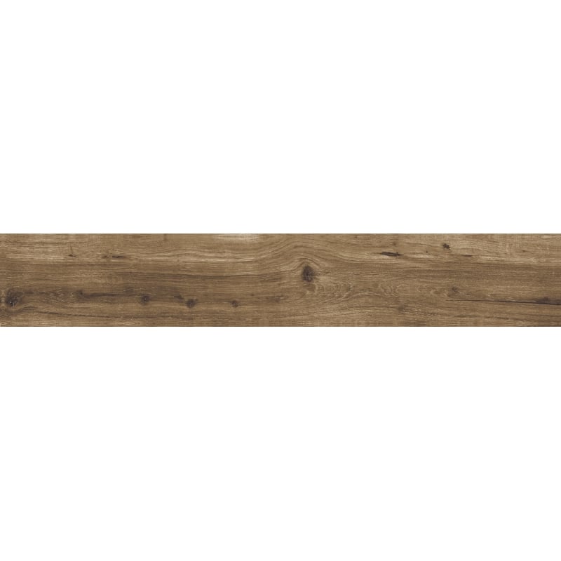 Mexen Lumiere Walnut glazed rectified stoneware sample G1, wood-like floor-wall tile, matte - TL608-02-S