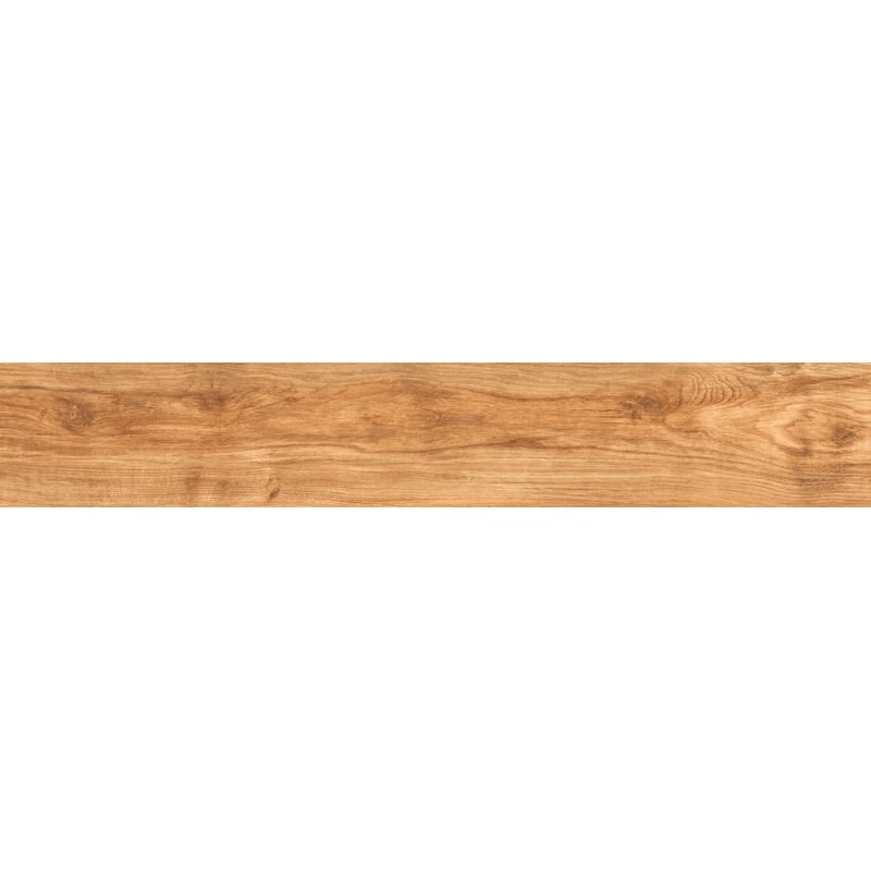 Mexen Meranti Brown glazed rectified stoneware tile sample G1, floor-wall wood-like tile, matte - TL609-02-S
