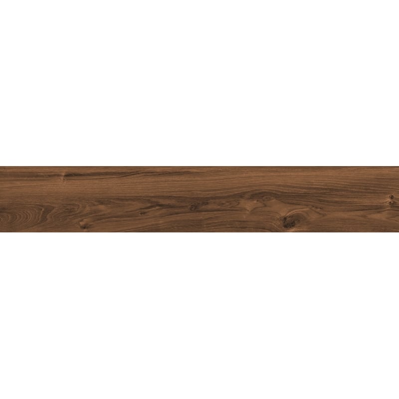 Mexen Meranti Choco glazed porcelain stoneware rectified sample tile, wood-like floor and wall, matte - TL609-03-S