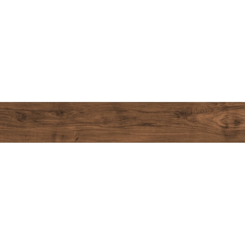 Mexen Meranti Choco glazed porcelain stoneware rectified sample tile, wood-like floor and wall, matte - TL609-03-S