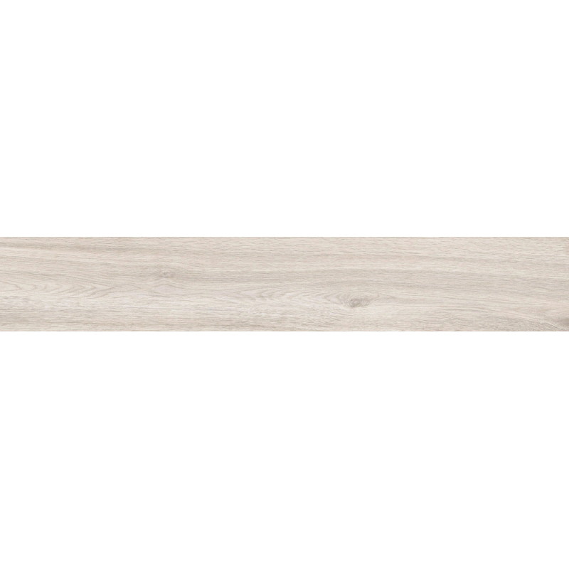 Mexen Hirera White glazed rectified stoneware sample. G1, wood-like floor-wall tile, matte - TL611-09-S