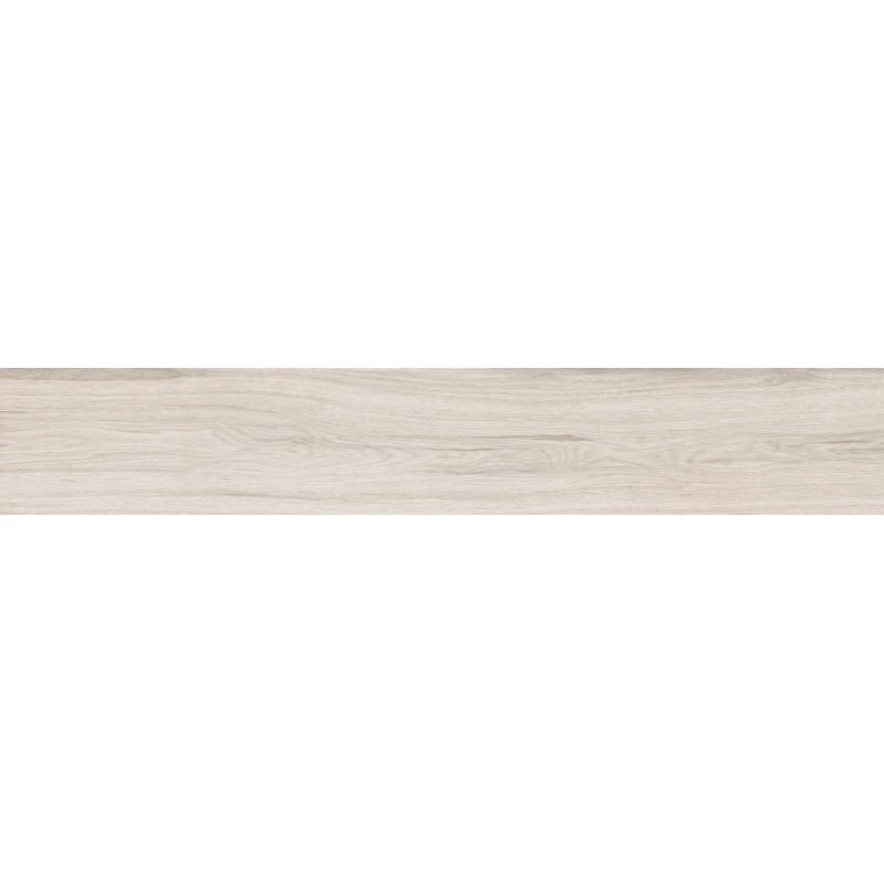 Mexen Hirera White glazed rectified stoneware sample. G1, wood-like floor-wall tile, matte - TL611-09-S