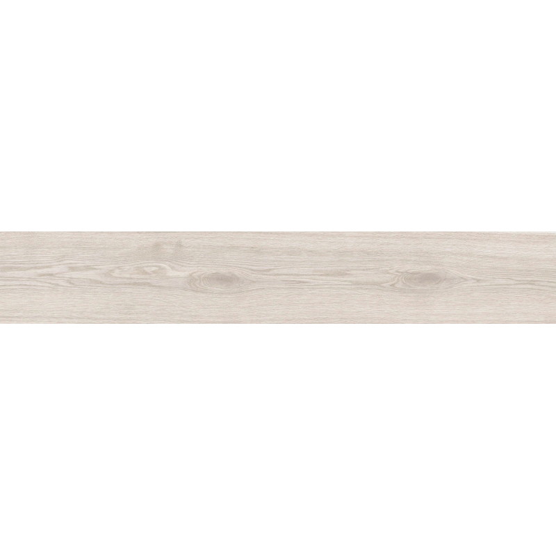 Mexen Hirera White glazed rectified stoneware sample. G1, wood-like floor-wall tile, matte - TL611-09-S