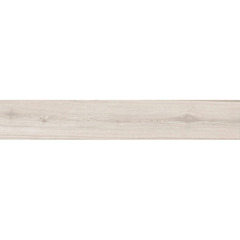 Mexen Hirera White glazed rectified stoneware sample. G1, wood-like floor-wall tile, matte - TL611-09-S