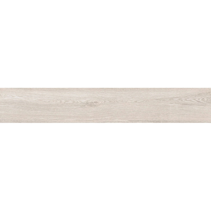 Mexen Hirera White glazed rectified stoneware sample. G1, wood-like floor-wall tile, matte - TL611-09-S