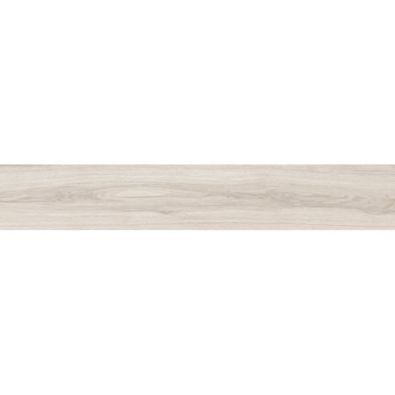 Mexen Hirera White glazed rectified stoneware sample. G1, wood-like floor-wall tile, matte - TL611-09-S