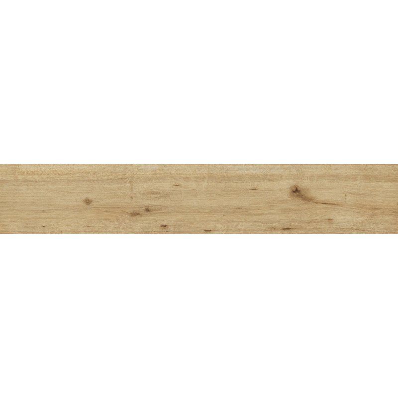 Mexen Cristopher Almond glazed rectified G1 stoneware sample, wood-like floor-wall tile, carving - TL612-00-S